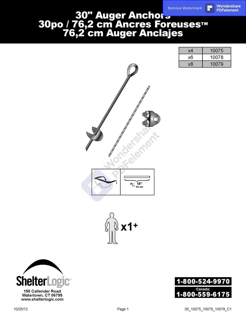 ShelterLogic 10075 instructions