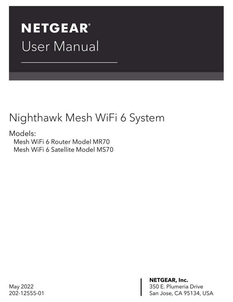 NETGEAR MR70 User manual