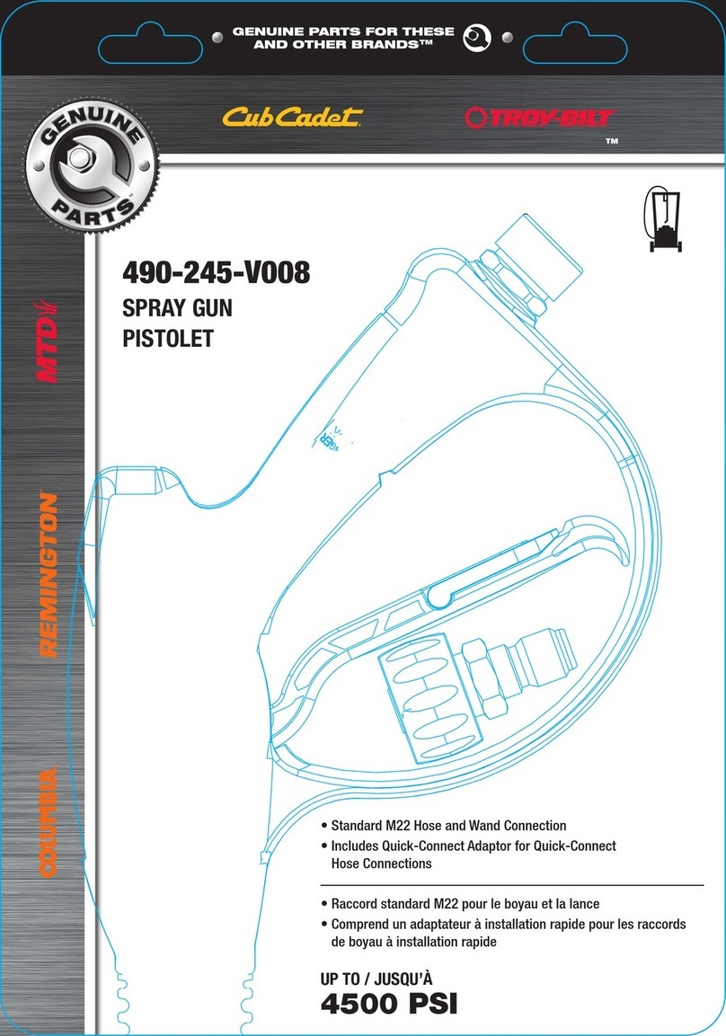 MTD Troy-Bilt 490-245-V008 quick start guide MTD Troy-Bilt 490-245-V008 quick start guide