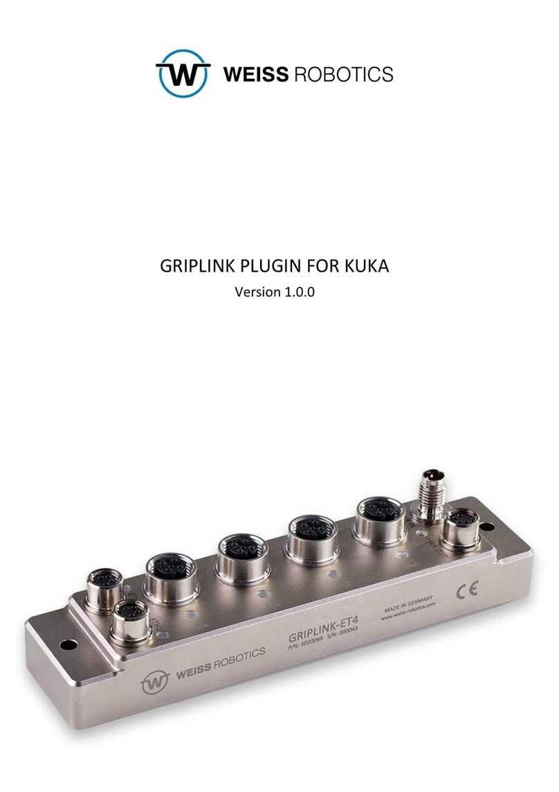 WEISS ROBOTICS GRIPLINK manual