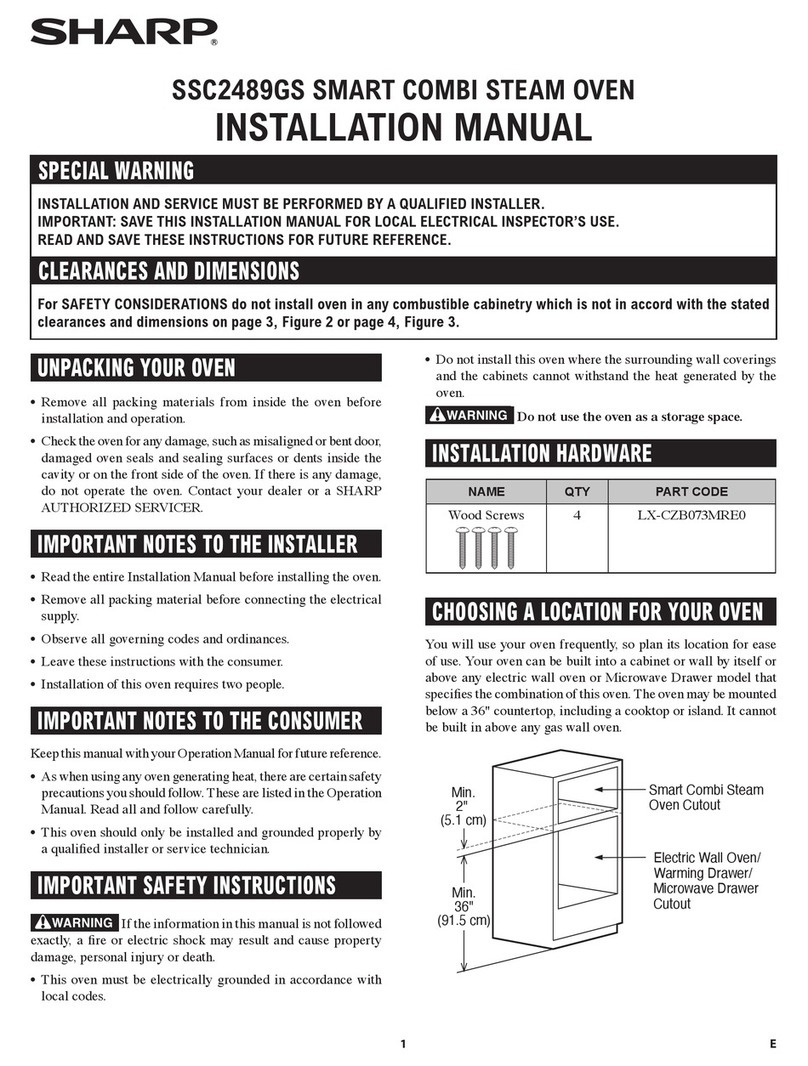 Sharp SSC2489GS User manual
