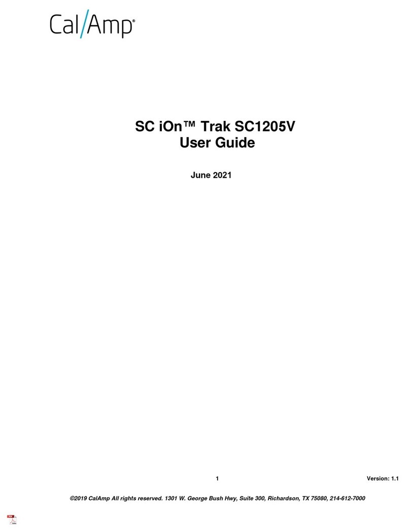 CalAmp SC1205V User manual CalAmp SC1205V User manual