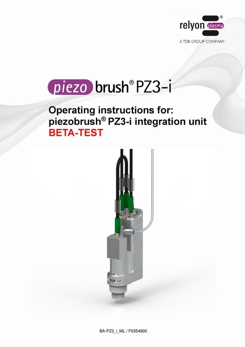 TDK relyon plasma piezo brush PZ3-i operating instructions