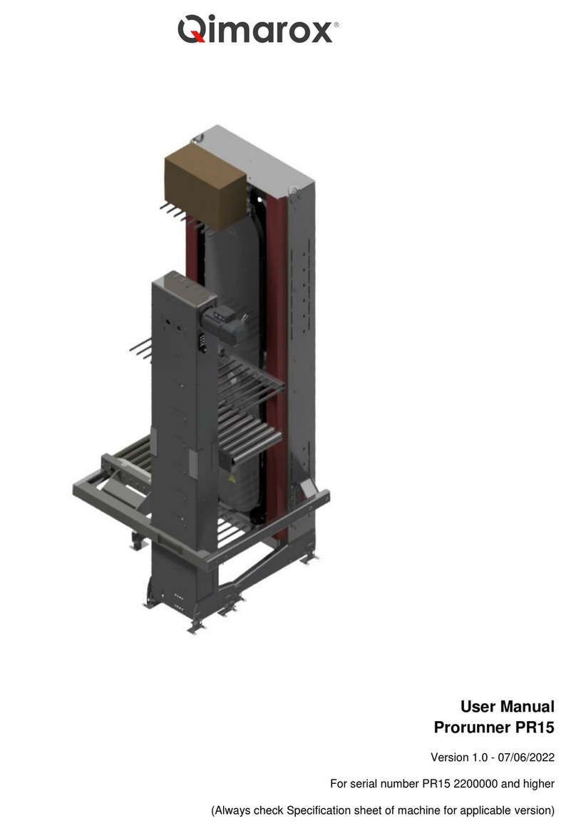 Qimarox Prorunner PR15 User manual