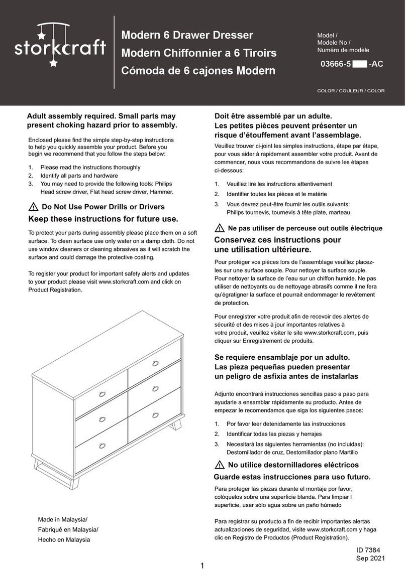 Storkcraft 03666-5 AC Series User manual