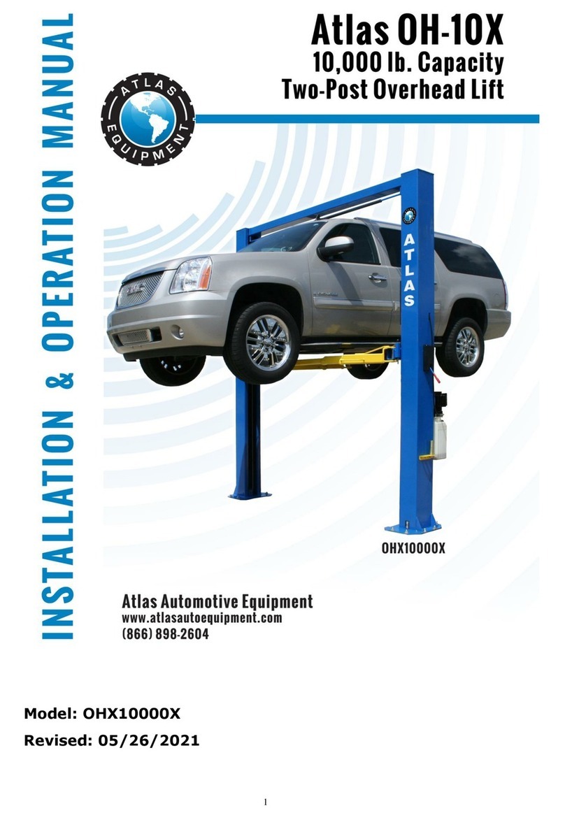 Atlas OH-10X User manual