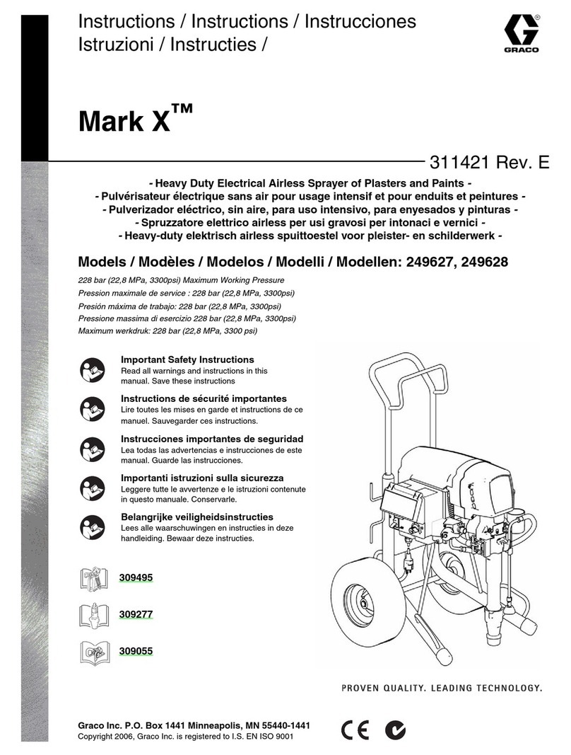 Graco Mark X 249627 User manual Graco Mark X 249627 User manual