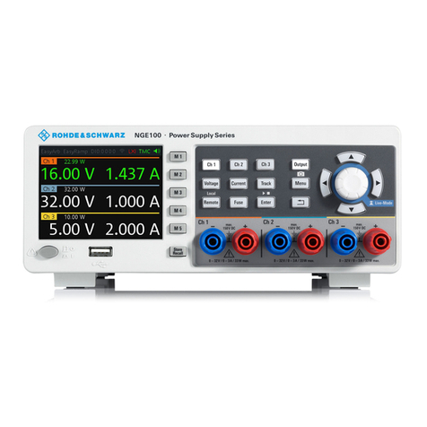 R&S NGE100B Series user manual