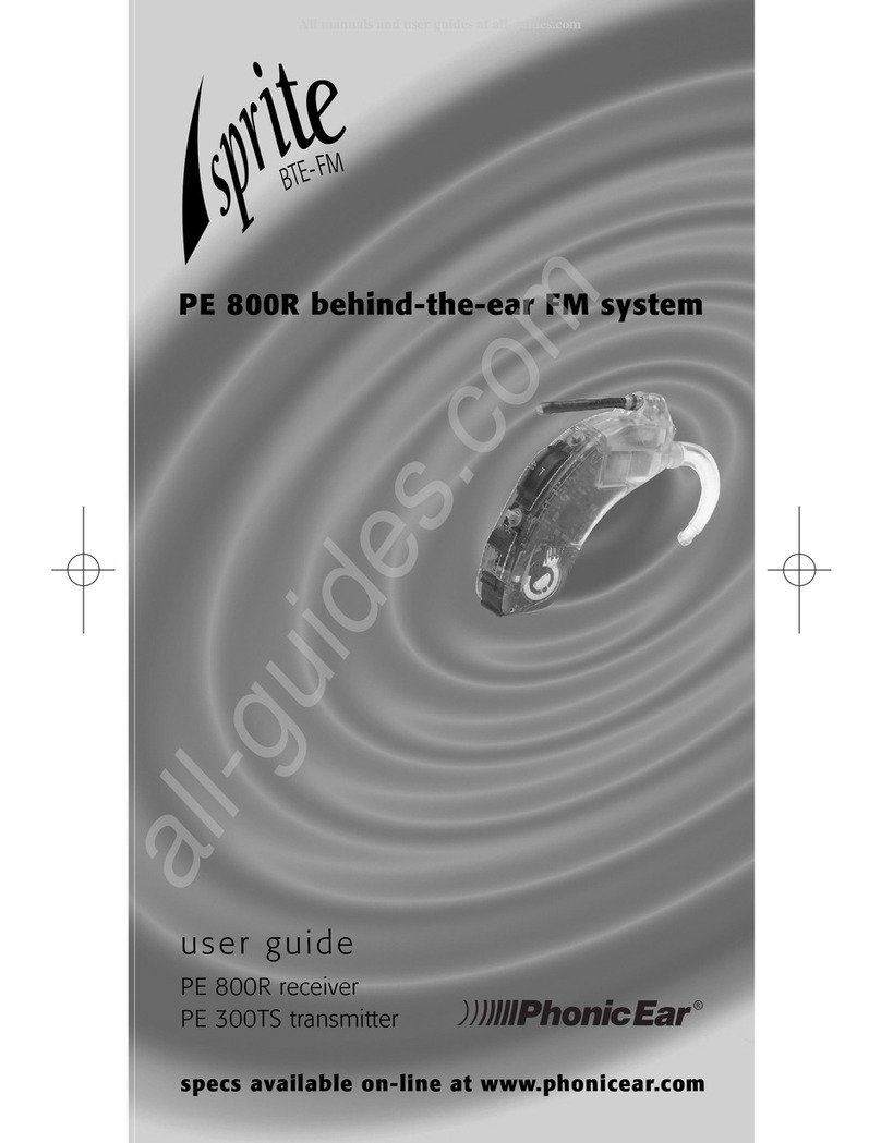 Phonic Ear sprite PE 800R user guide