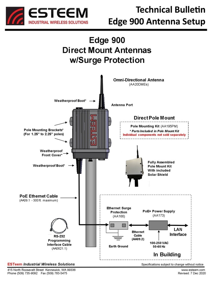 ESTeem Edge 900 Technical bulletin