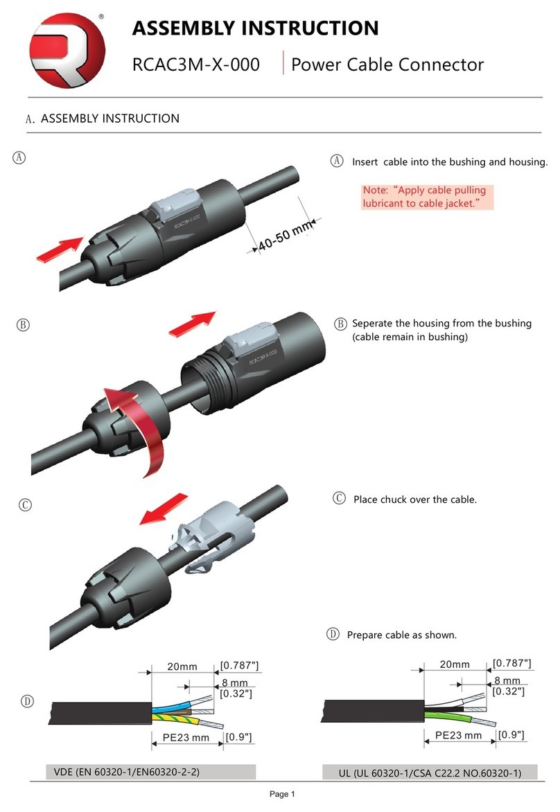 Rean RCAC3M-X-000 Assembly instruction