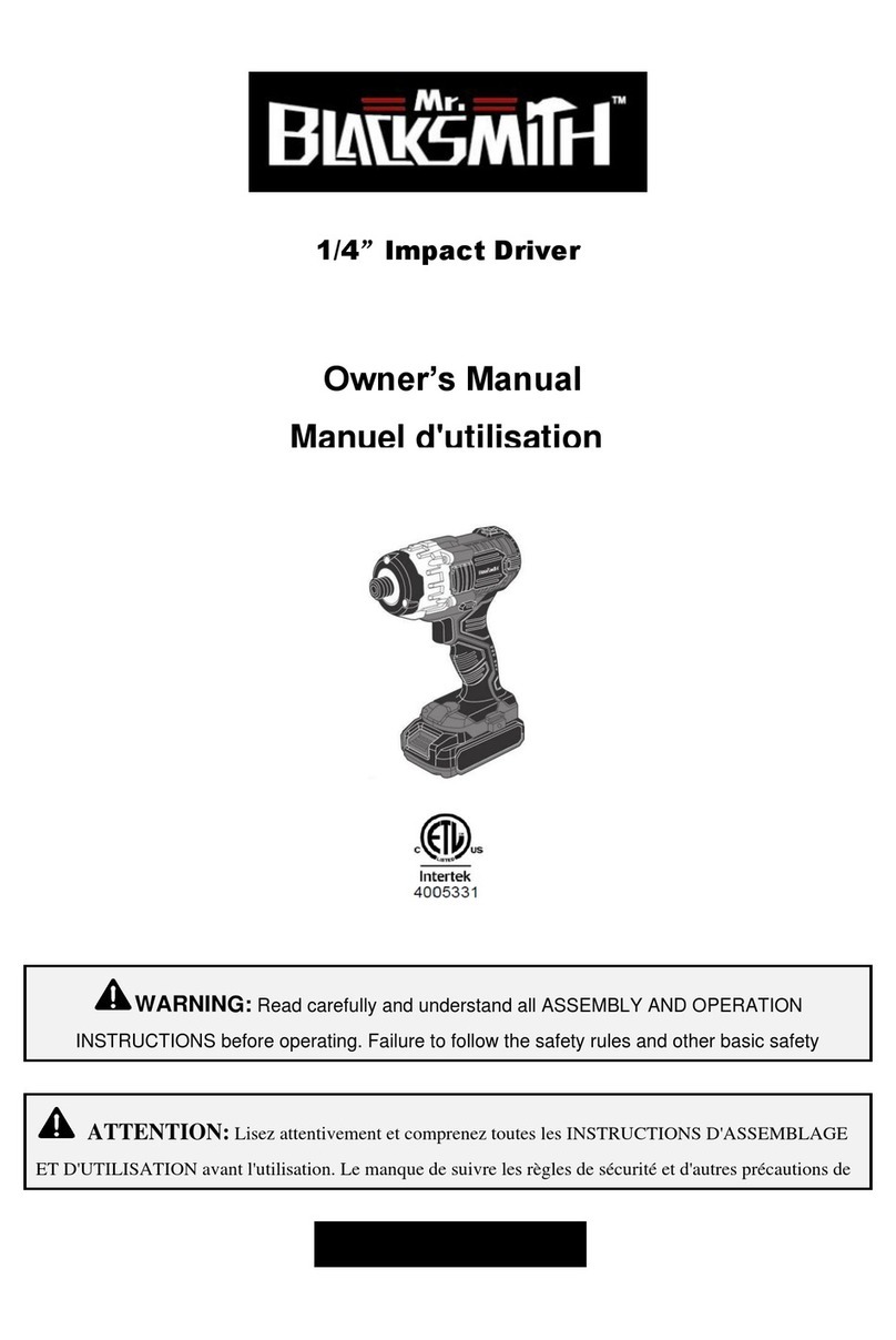 Mr. Blacksmith 9009432 owner's manual