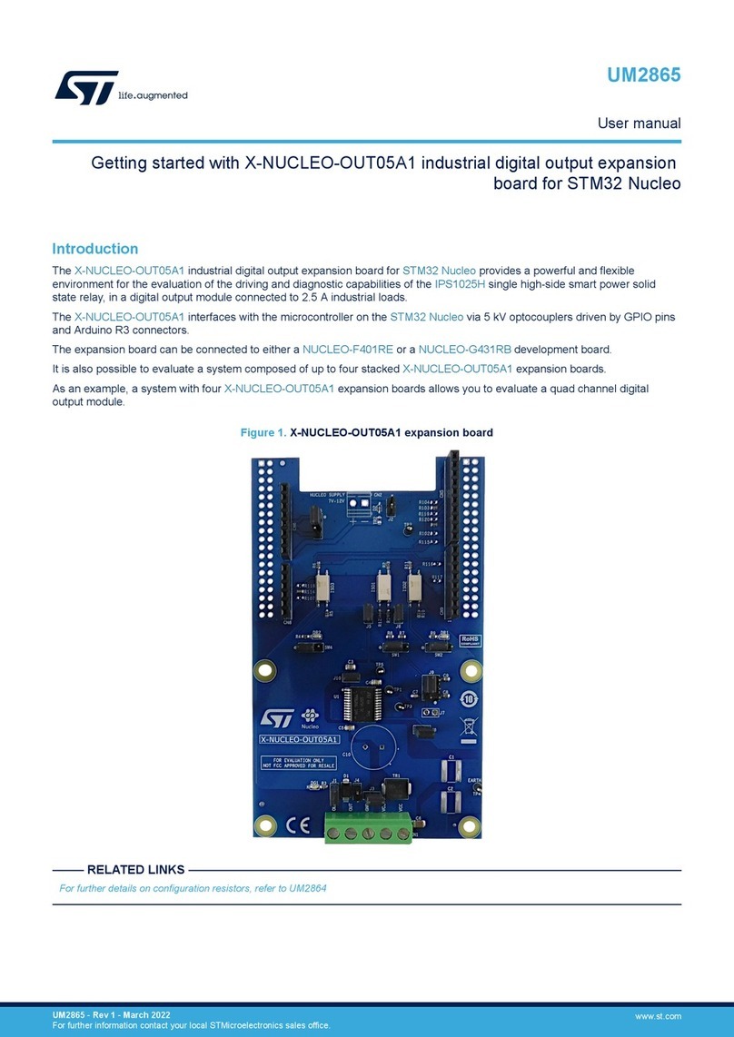 ST X-NUCLEO-OUT05A1 user manual