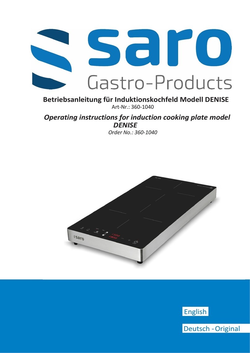 Gastro saro DENISE operating instructions