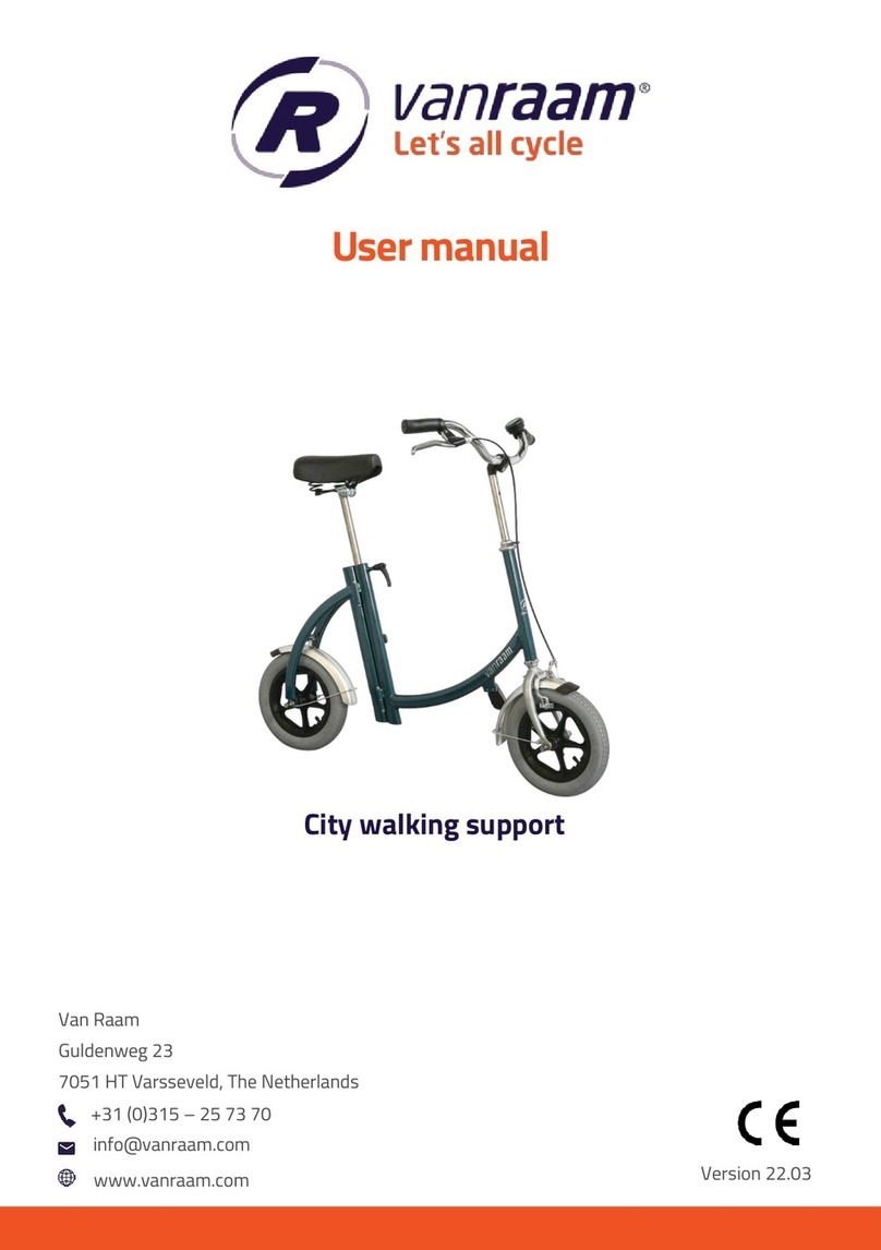 Vanraam City walking support user manual