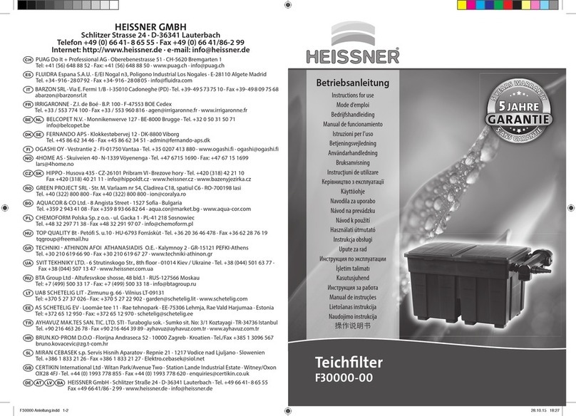 HEISSNER F30000-00 Instructions for use