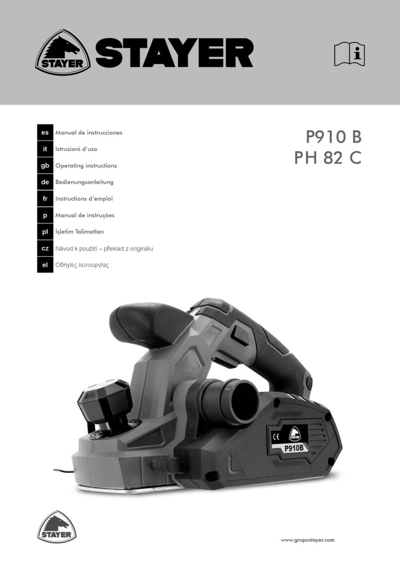 stayer P910 B operating instructions