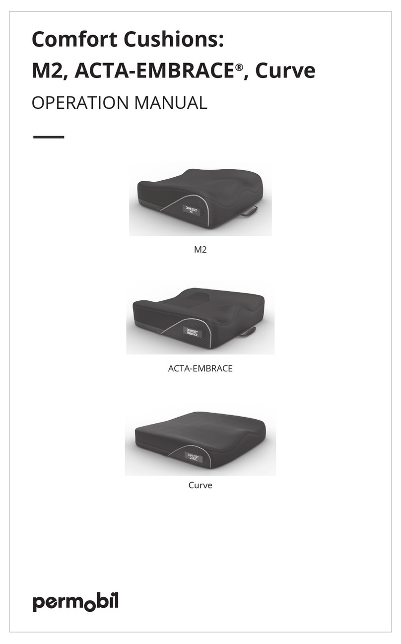 Permobil Comfort Cushions M2 User manual