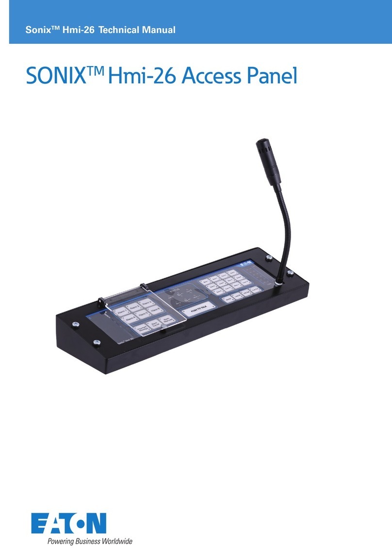 Eaton SONIX Hmi-26 Technical manual