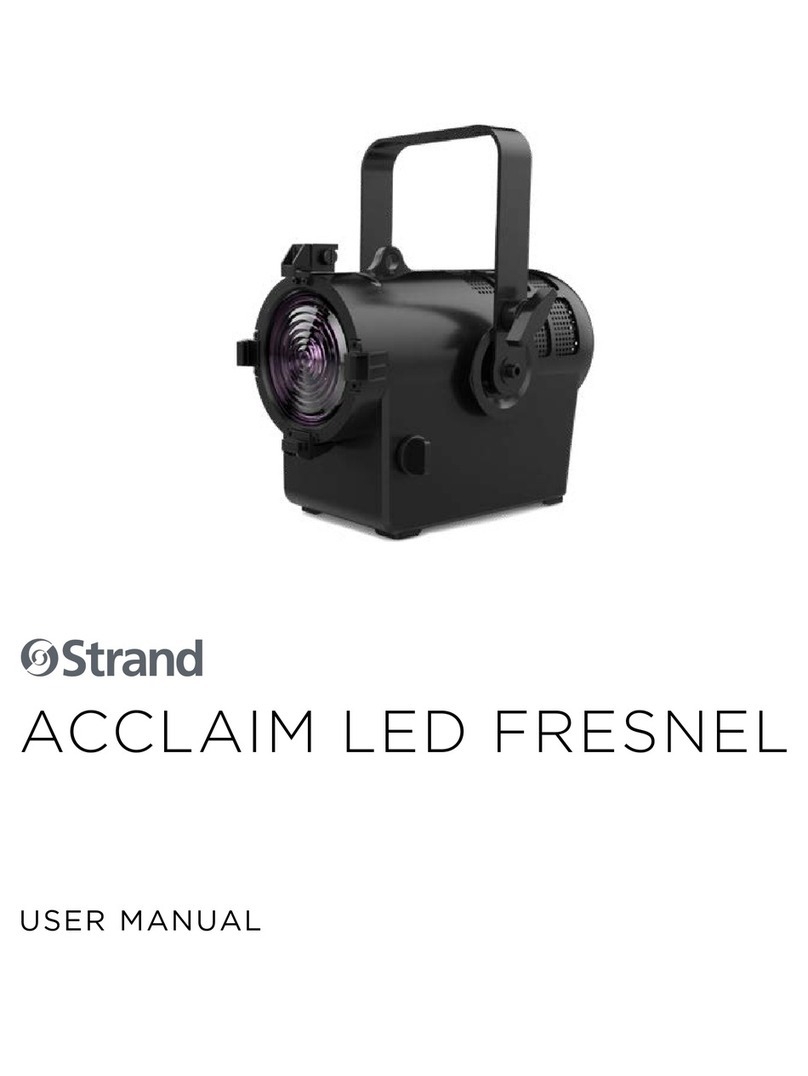 Strand Acclaim LED Fresnel user manual
