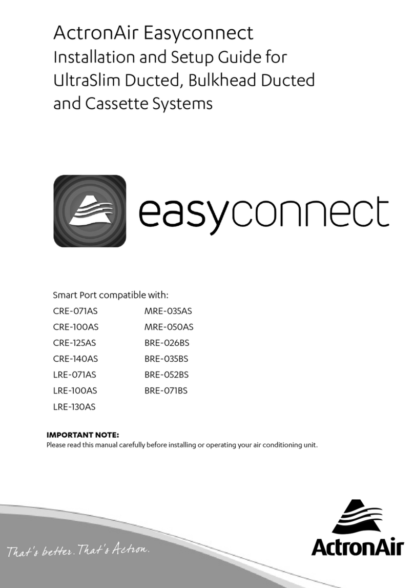 ActronAir easyconnect CRE-071AS Assembly instructions