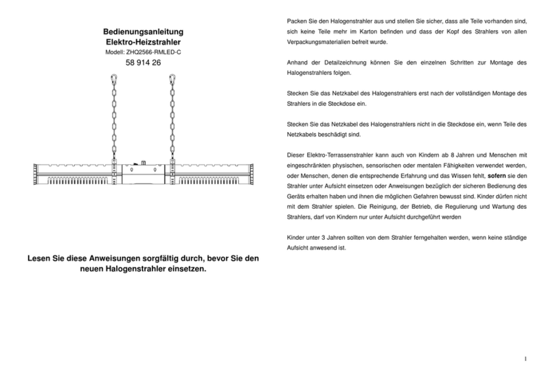 Lehner Versand ZHQ2566-RMLED-C instruction manual
