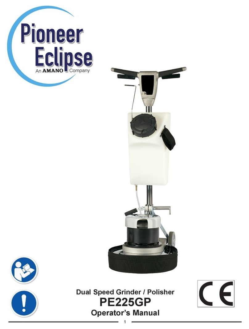 Amano Pioneer Eclipse PE225GP Operator's manual