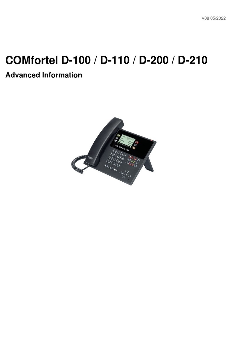 comfortel D-100 Advanced information