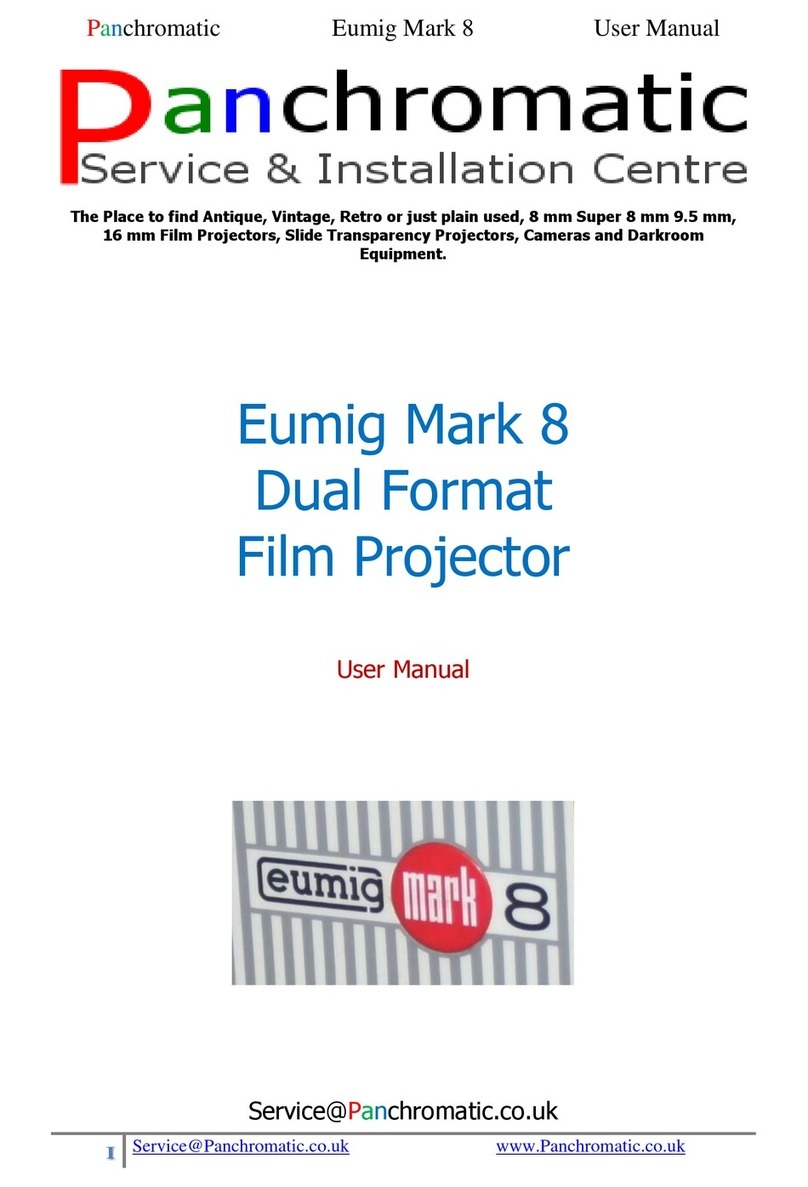 Panchromatic Eumig Mark 8 manual