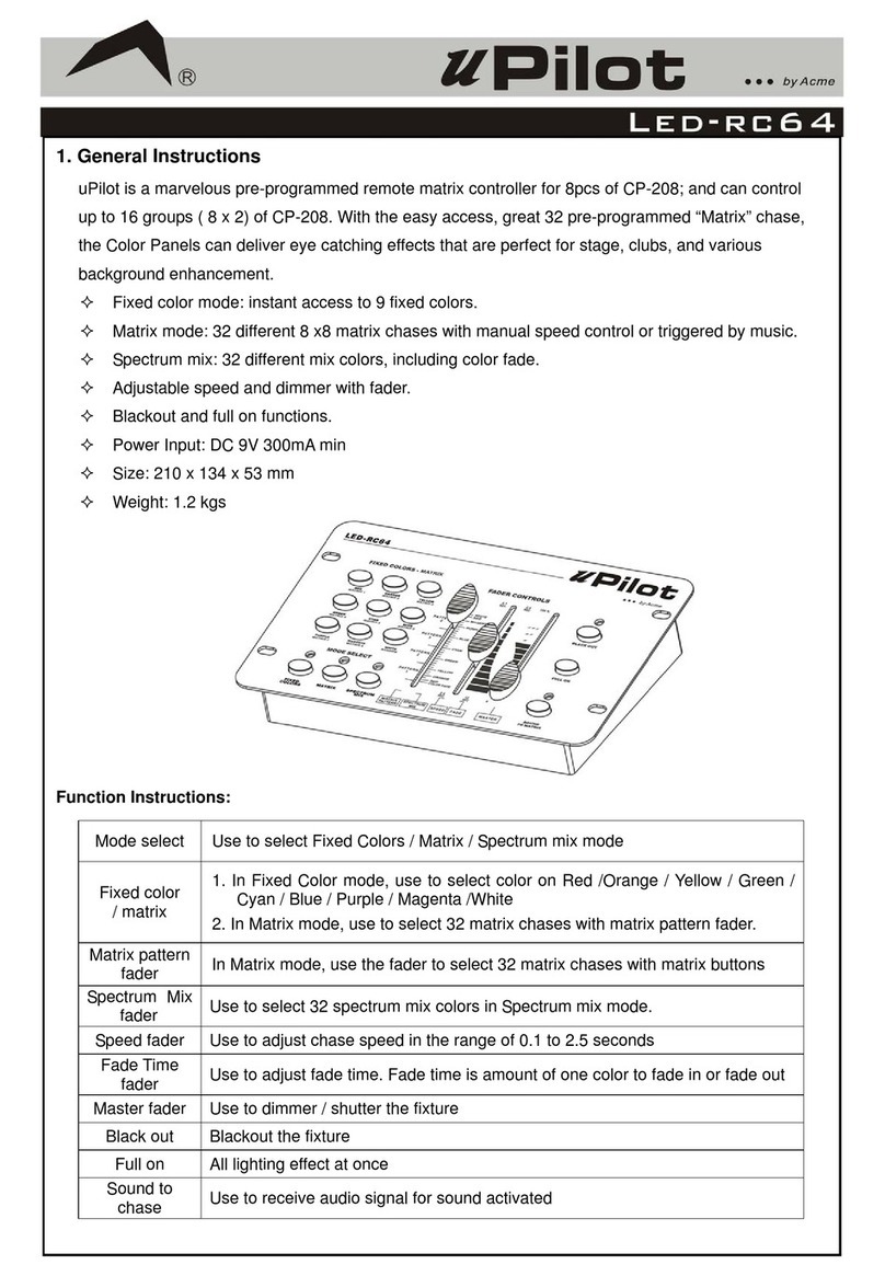 ACME uPilot LED-RC64 manual