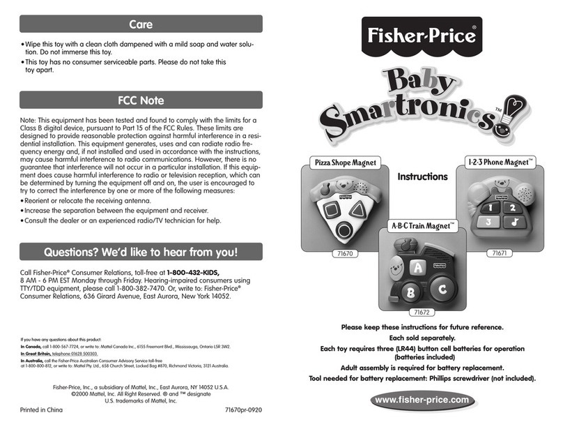 Fisher-Price Baby Smartronics instructions Fisher-Price Baby Smartronics instructions