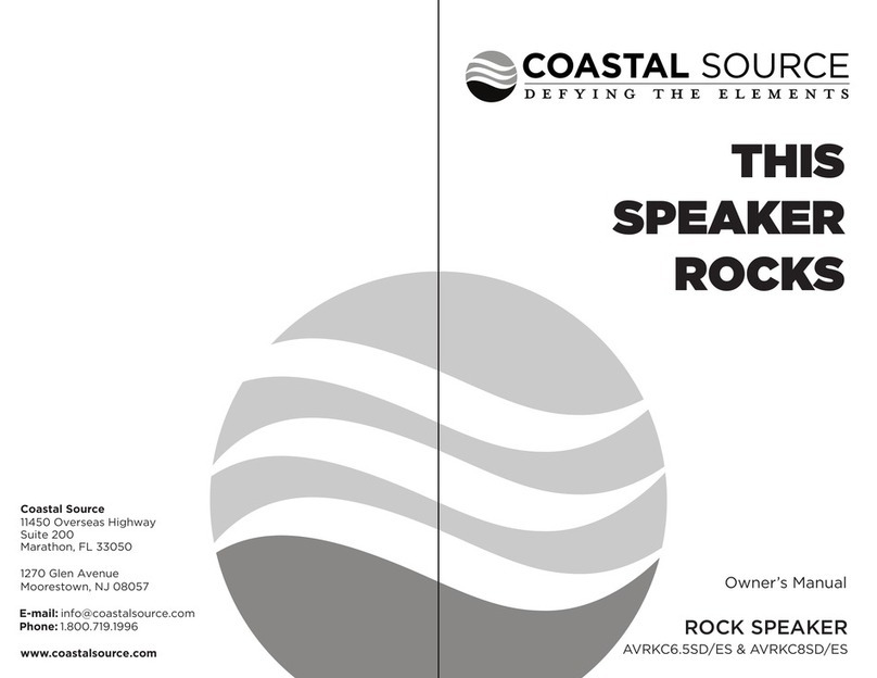 Coastal Source AVRKC6.5SD/ES owner's manual