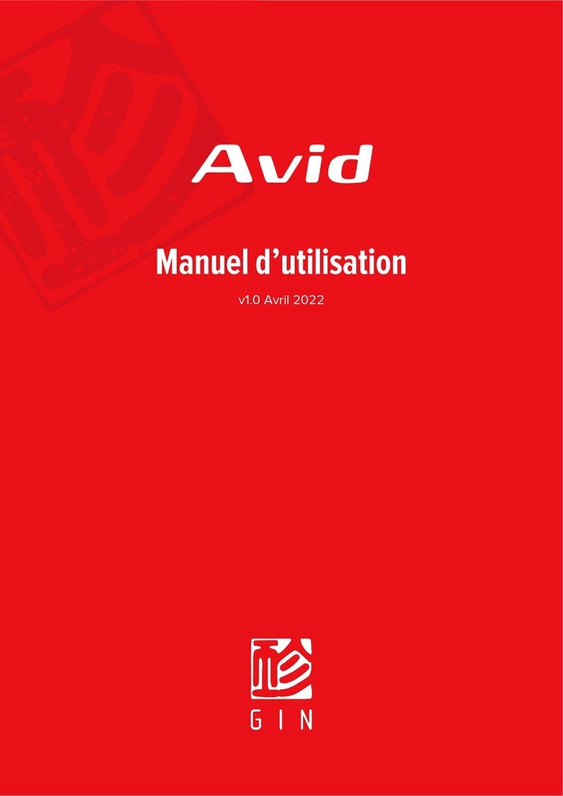 Gin Avid User manual
