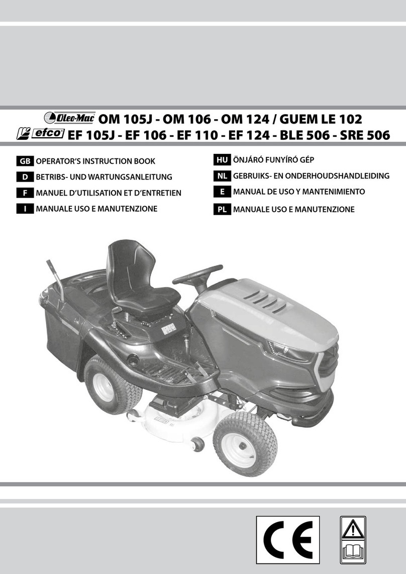 Oleo-Mac OM 105J Operators instruction book