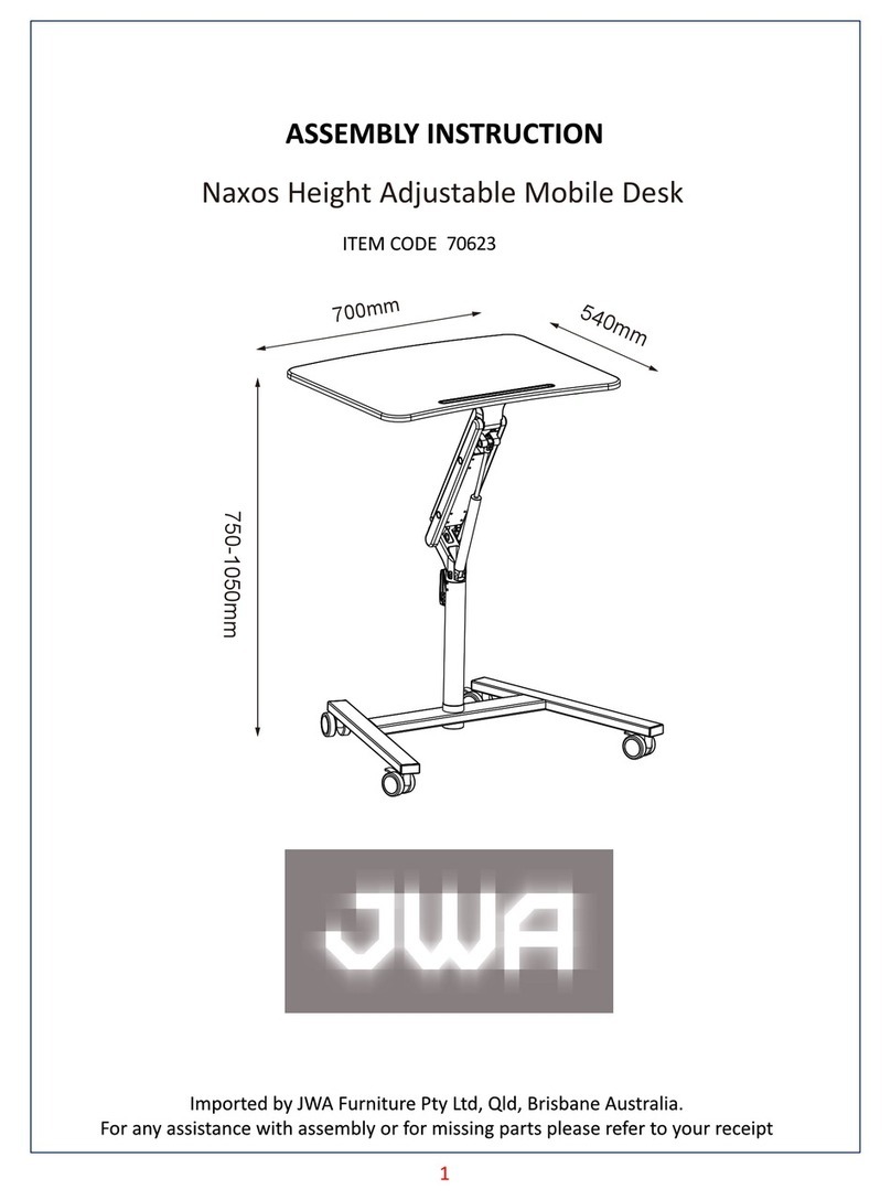 JWA Naxos 70623 Assembly instruction