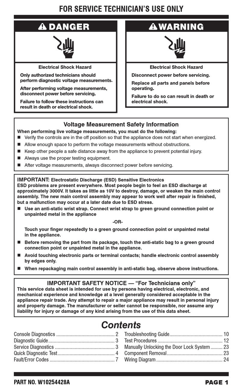 Whirlpool W10254428A User manual Whirlpool W10254428A User manual