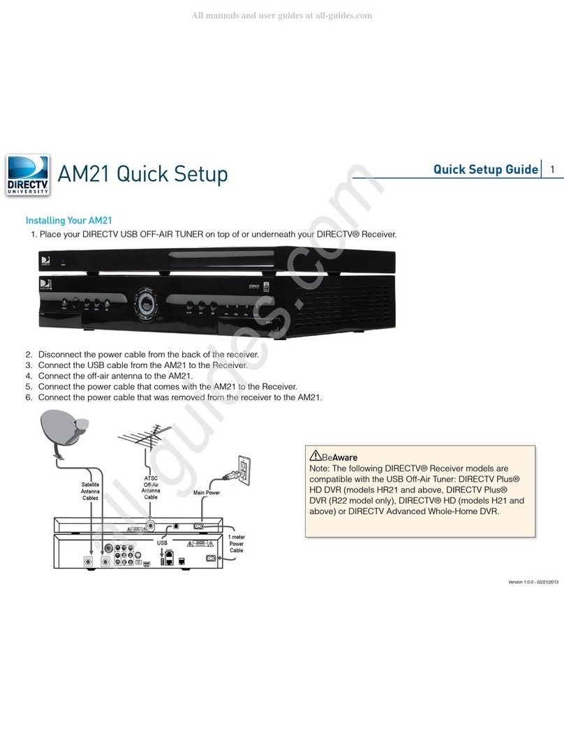 DirecTV AM21 User manual