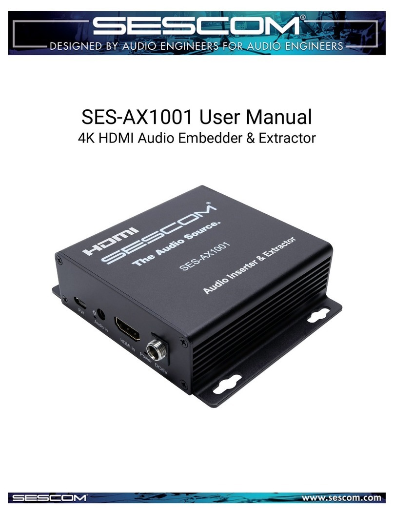 sescom SES-AX1001 user manual