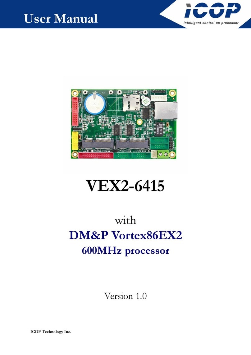 Icop VEX2-6415 User manual
