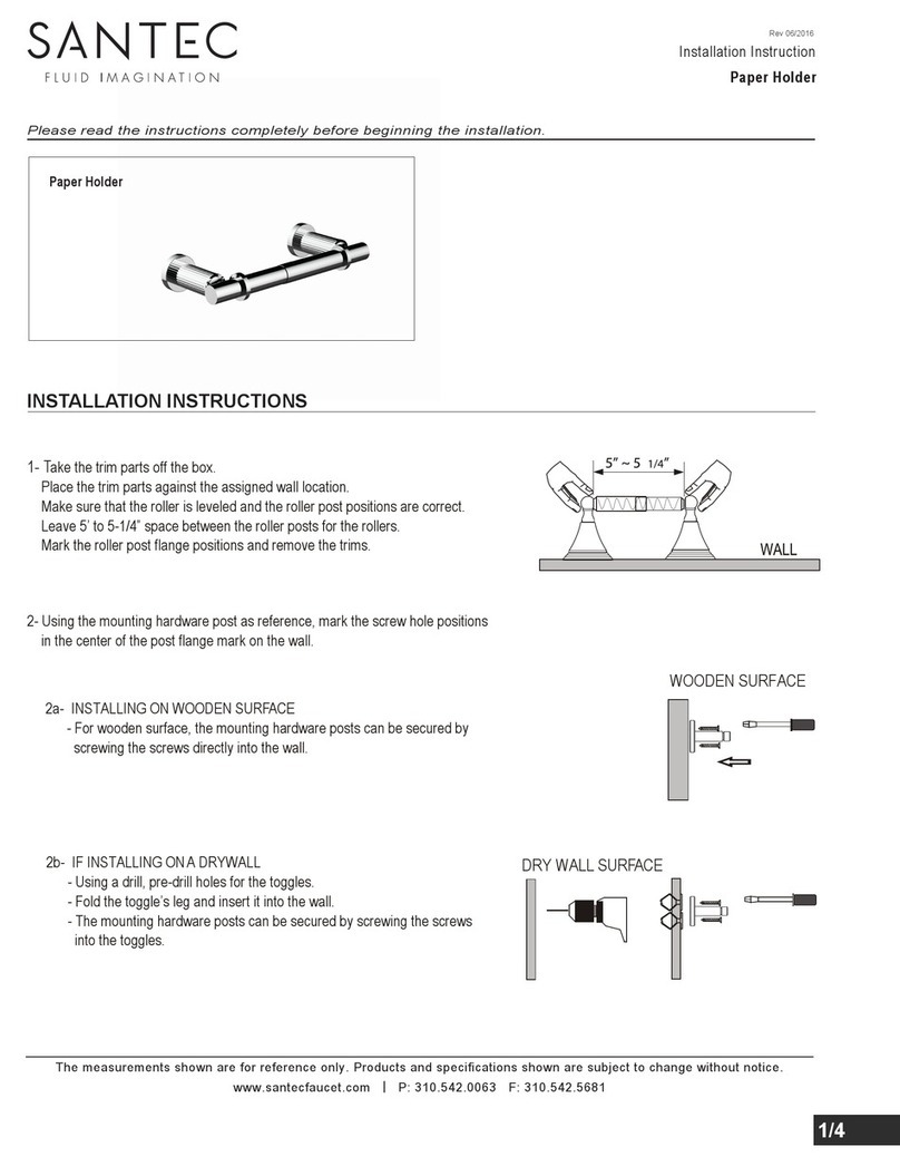 Santec 3465HO installation instructions