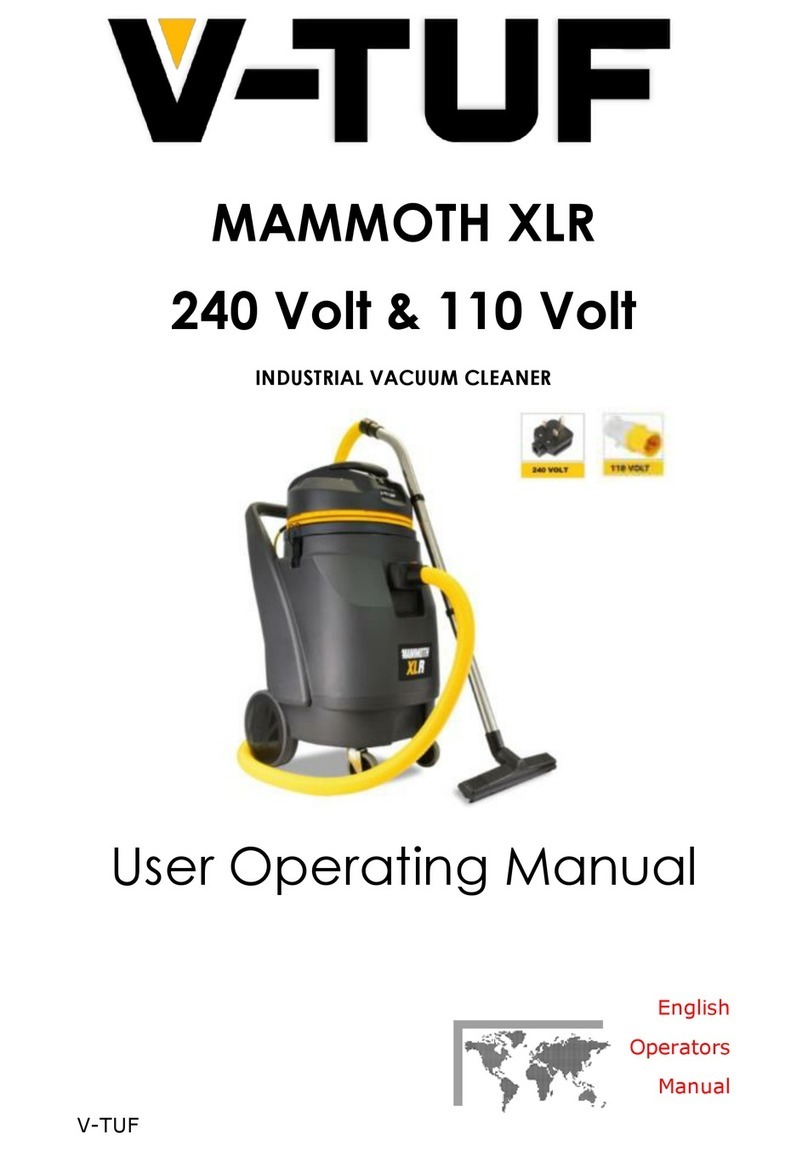 V-TUF MAMMOTH XLR Operation instructions
