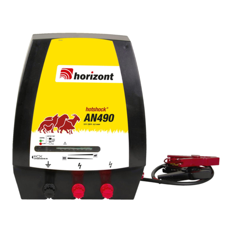 Horizont hotshock AN490 instruction manual Horizont hotshock AN490 instruction manual
