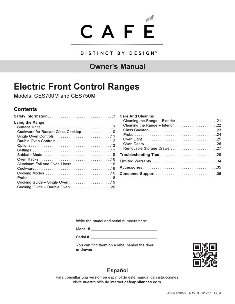 Cafe CES700M User manual
