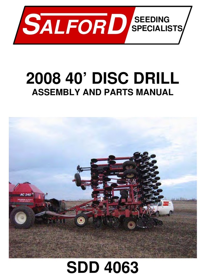 Salford SDD 4063 Assembly and Parts Manual