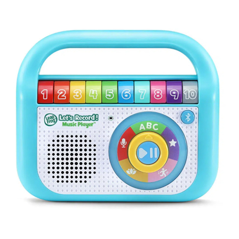 LeapFrog Lets Record Music Player instruction manual