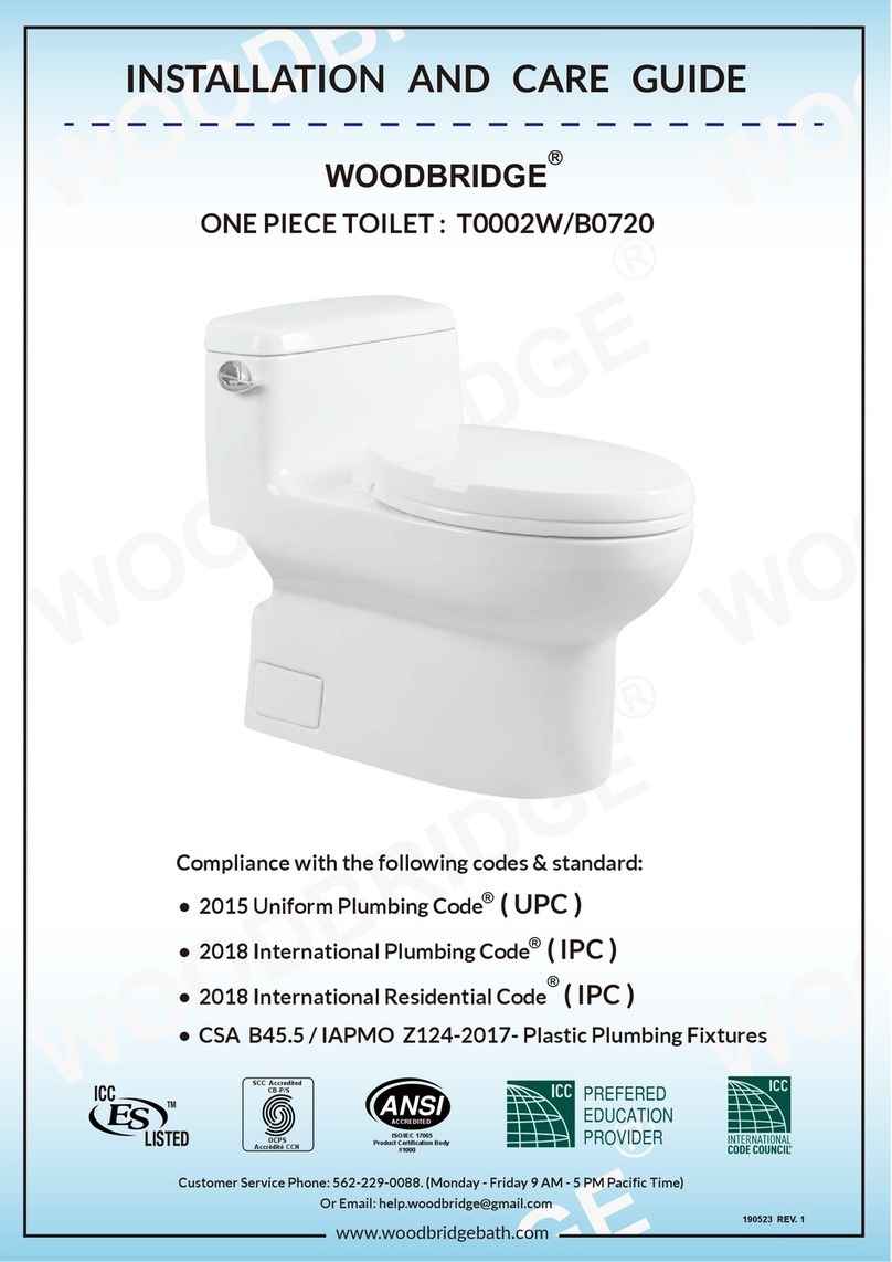 Woodbridge T0002W/B0720 Assembly instructions