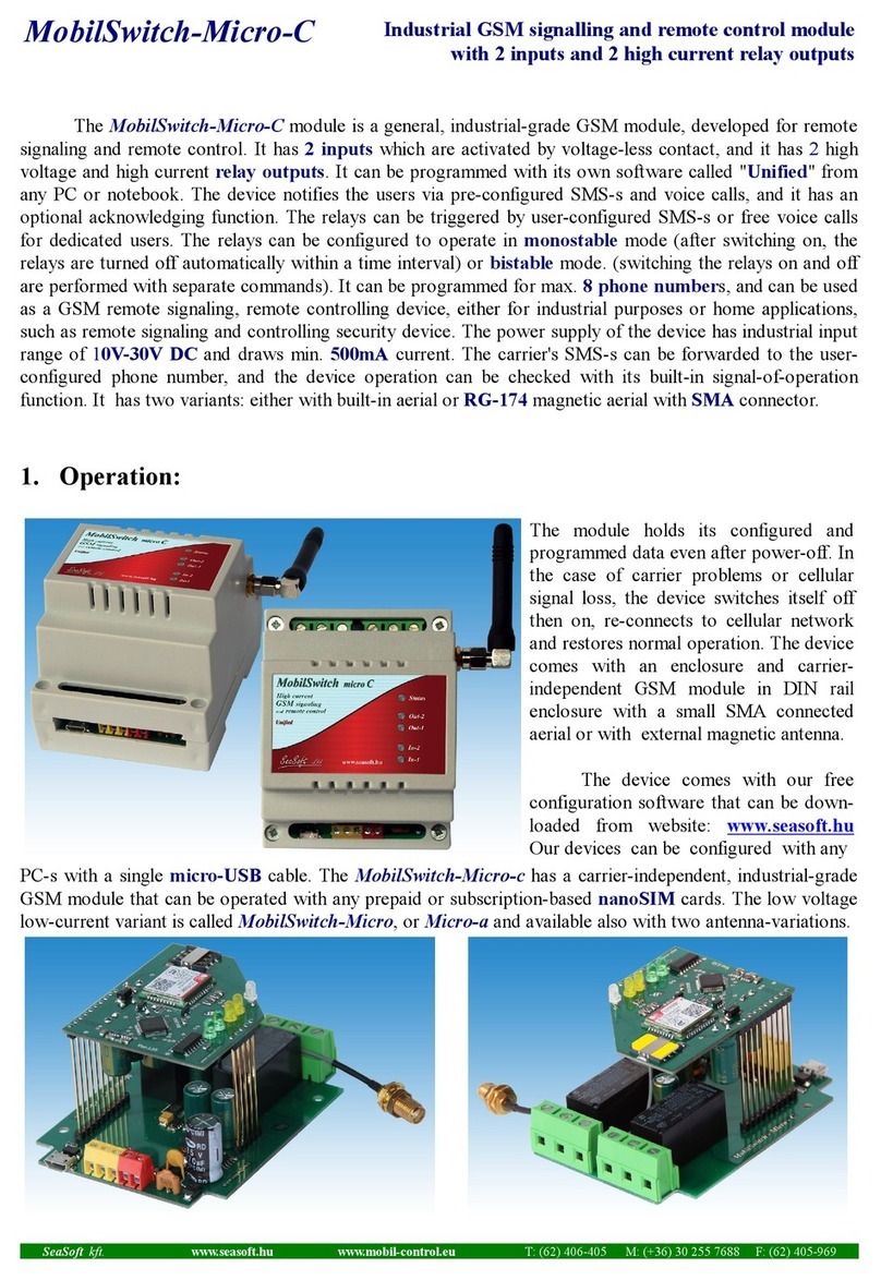 SeaSoft MobilSwitch-Micro-C User manual