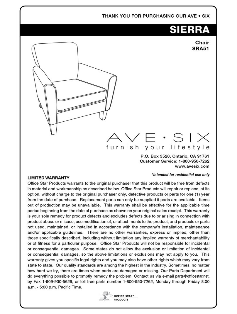 Ave Six SIERRA SRA51 Assembly instructions