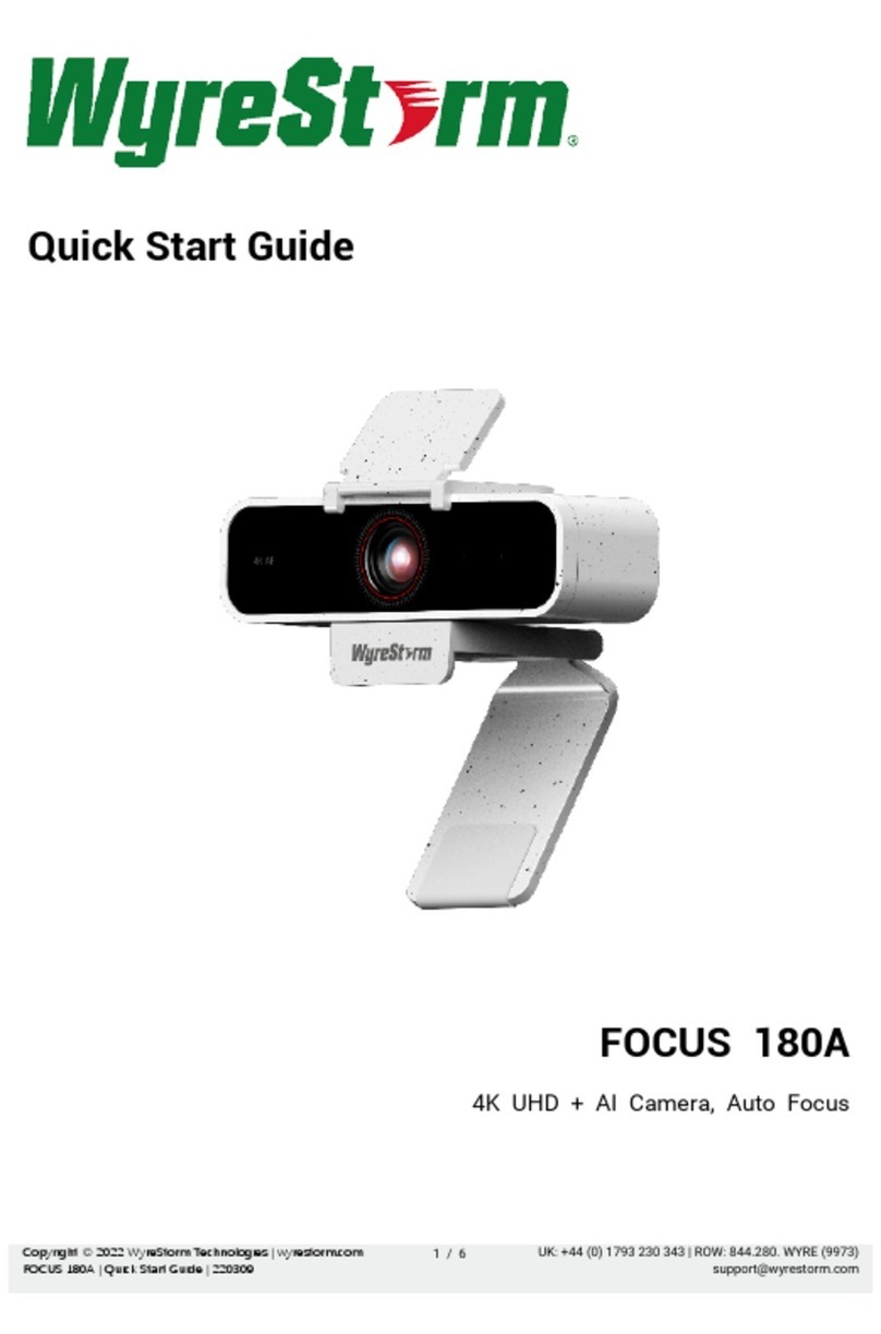 Wyrestorm FOCUS 180A quick start guide