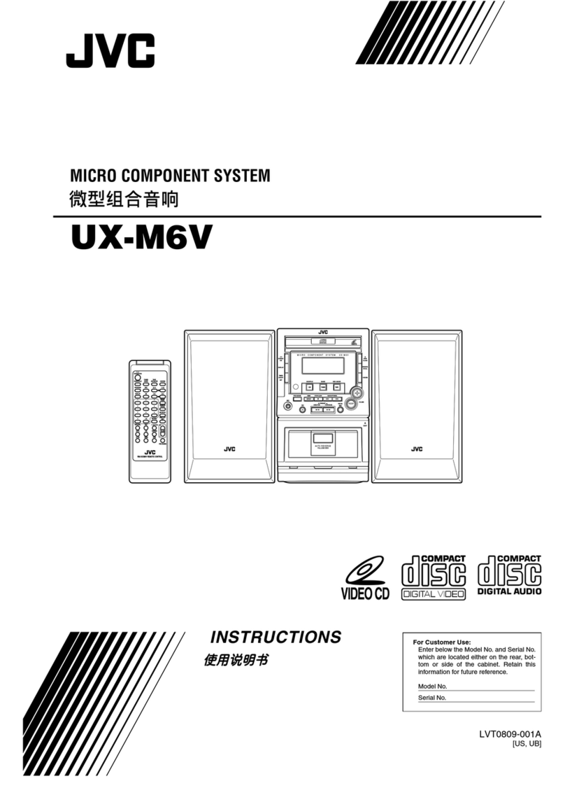 JVC UX-M6V User manual